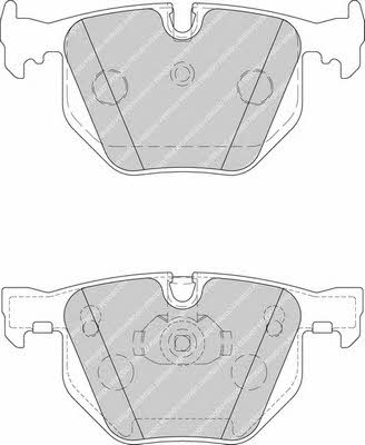Ferodo FDB1673 FERODO PREMIER brake pad set FDB1673 FDB1673 Ferodo FERODO PREMIER brake pad set