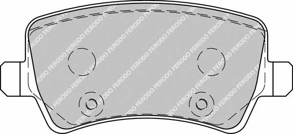 Ferodo FDB1918 FERODO PREMIER disc brake pads, set FDB1918