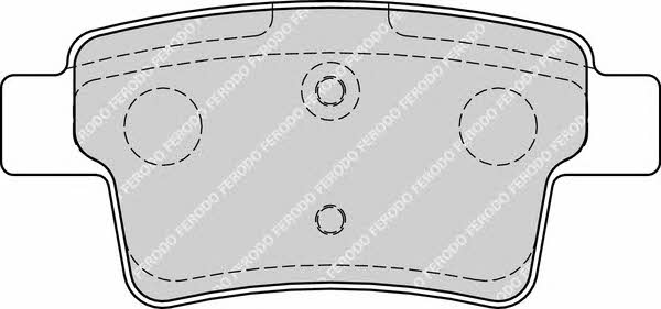 Ferodo FDB1973 FERODO PREMIER brake pad set FDB1973 FDB1973 Ferodo FERODO PREMIER brake pad set