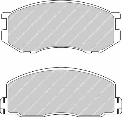 Ferodo FDB306 FERODO PREMIER disc brake pads, set FDB306