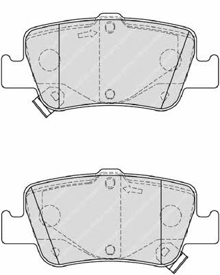 FERODO PREMIER brake pad set Ferodo FDB4048