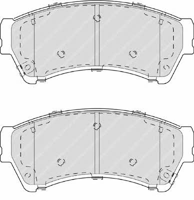 FERODO PREMIER brake pad set Ferodo FDB4062