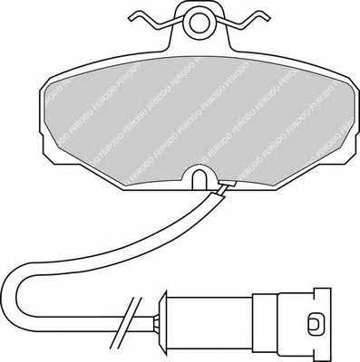 Ferodo FDB408 FERODO PREMIER disc brake pads, set FDB408