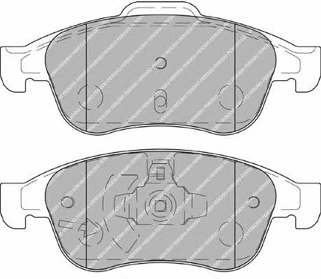 FERODO PREMIER brake pad set Ferodo FDB4180