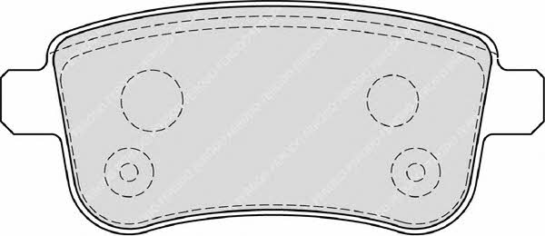 FERODO PREMIER disc brake pads, set Ferodo FDB4182