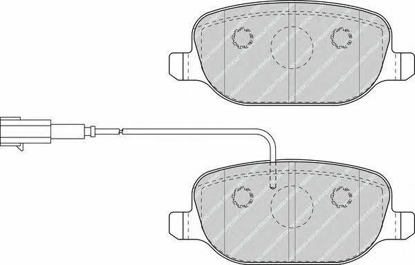 Ferodo FDB4337 FERODO PREMIER disc brake pads, set FDB4337