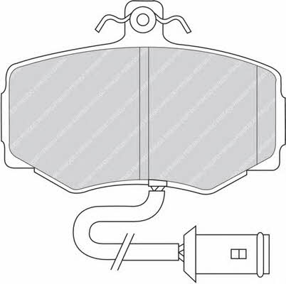 Ferodo FDB468 FERODO PREMIER disc brake pads, set FDB468