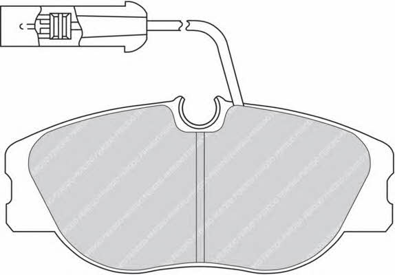 Ferodo FDB650 FERODO PREMIER disc brake pads, set FDB650