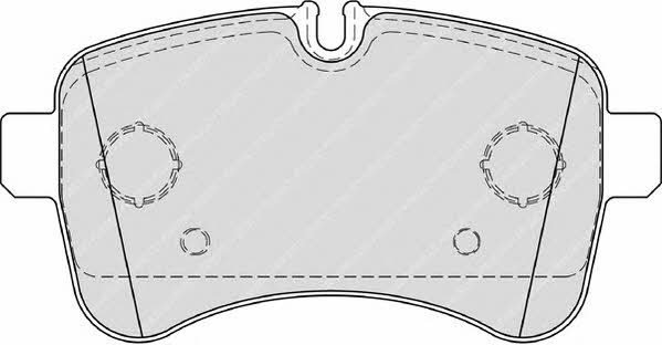 Ferodo FVR4037 FERODO PREMIER disc brake pads, set FVR4037