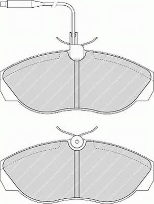 Ferodo FVR967 FERODO PREMIER disc brake pads, set FVR967