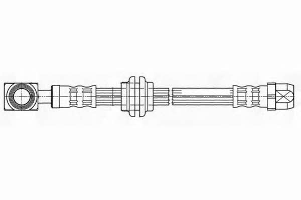 Flexible brake pipe Mini Cooper: FHY2479 Ferodo Brake Hose