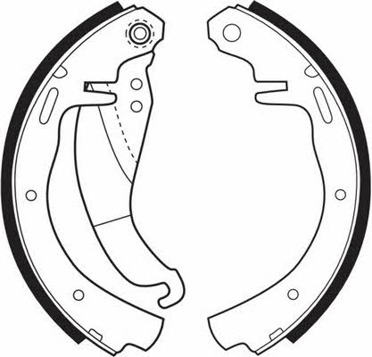 FSB157 Ferodo Brake shoe set