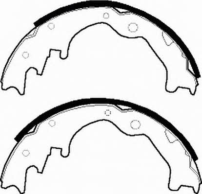 FSB343 Ferodo Brake shoe set