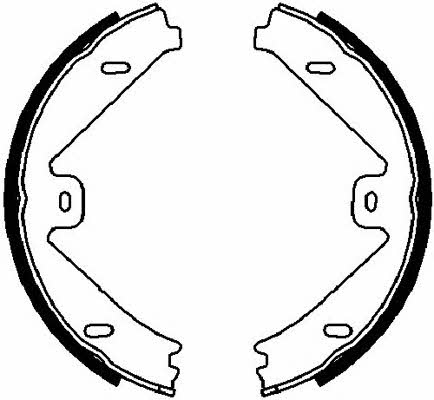 Ferodo FSB4026 Handbrake shoes FSB4026 FSB4026 Ferodo Handbrake shoes