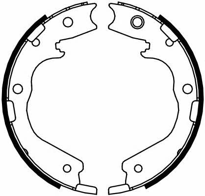 Ferodo FSB4091 Parking brake shoes FSB4091