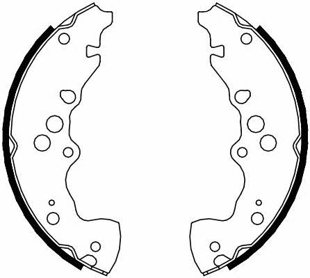 Ferodo FSB4115 Brake shoe set FSB4115 FSB4115 Ferodo Brake shoe set