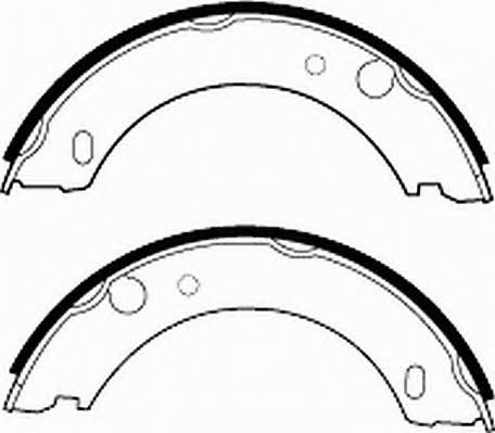 Ferodo FSB528 Parking brake shoes FSB528