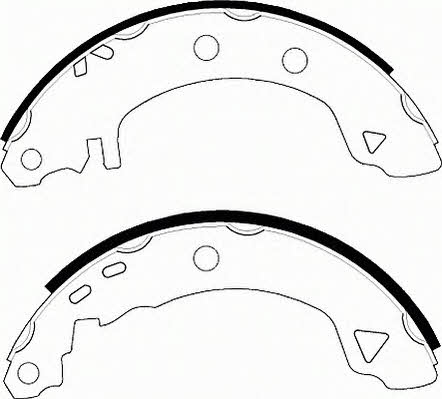 Brake shoe set Ferodo FSB553