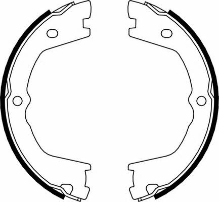 Ferodo FSB658 Handbrake shoes FSB658 FSB658 Ferodo Handbrake shoes
