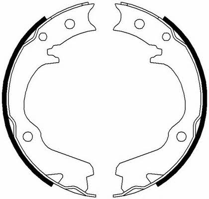 Ferodo FSB673 Parking brake shoes FSB673