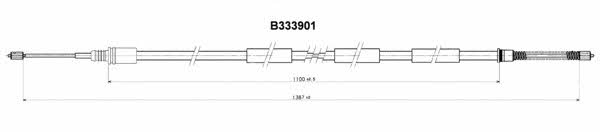 Ferodo FHB431129 Parking brake cable, right FHB431129