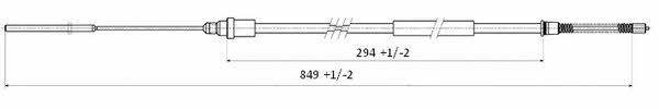 Ferodo FHB431205 Parking brake cable left FHB431205