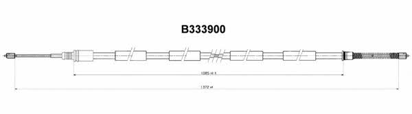 Ferodo FHB431128 Parking brake cable left FHB431128