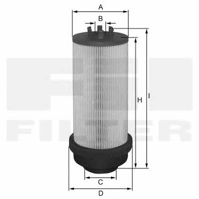 Fil filter MFE 1530 MB Fuel filter MFE1530MB