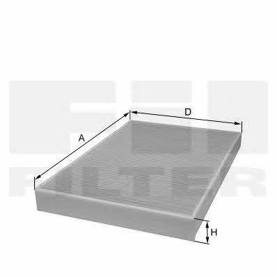 Fil filter HC 7071 Filter, interior air HC7071