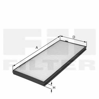 Fil filter HC 7128 Filter, interior air HC7128