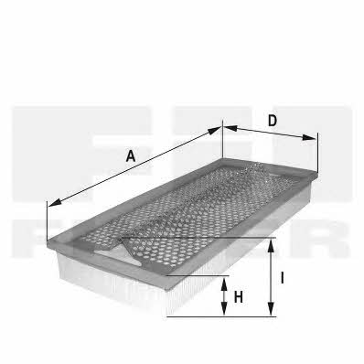 Fil filter HP 2080 Air filter HP2080