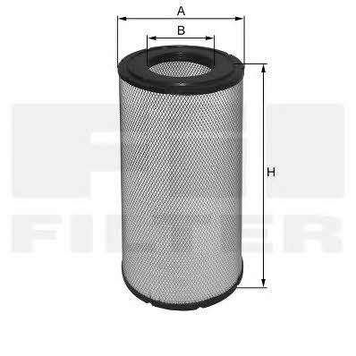 Fil filter HP 2533 A Air filter HP2533A