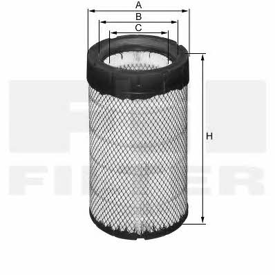 Fil filter HP 2658 Air filter HP2658