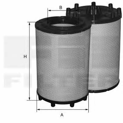 Fil filter HP 2666 Air filter HP2666
