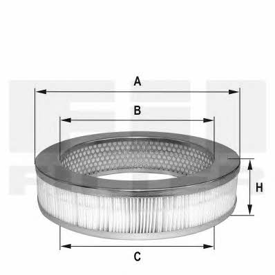 Fil filter HP 4522 Air filter HP4522