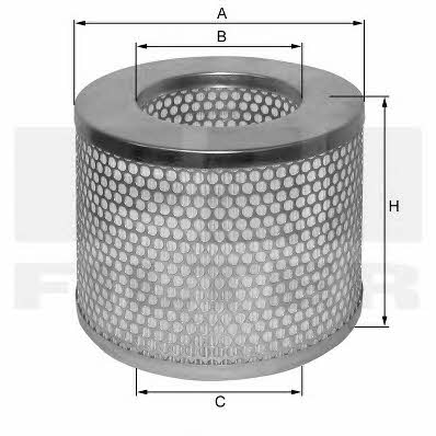 Fil filter HP 4555 Air filter HP4555