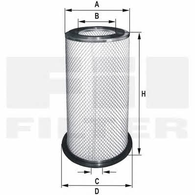 Fil filter HP 4618 Air filter HP4618