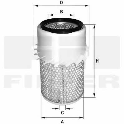 Fil filter HP 667 AK Air filter HP667AK