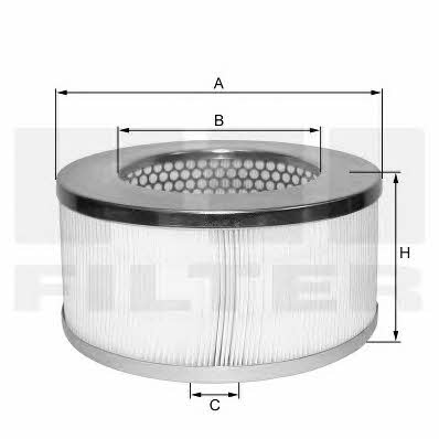 Fil filter HP 985 Air filter HP985
