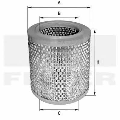 Fil filter HPU 4353 A Air filter HPU4353A