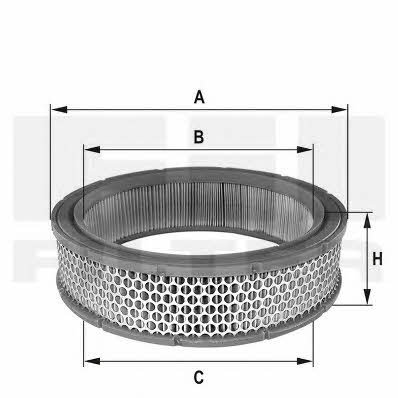 Fil filter HPU 4360 Air filter HPU4360