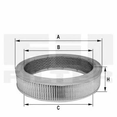 Fil filter HPU 4370 Air filter HPU4370