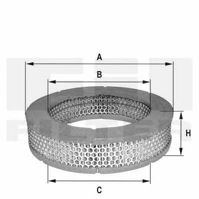 Fil filter HPU 951 Air filter HPU951