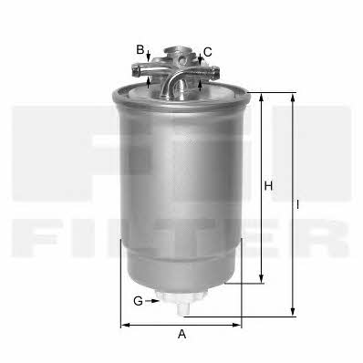Fil filter ZP 05/4 F Fuel filter ZP054F