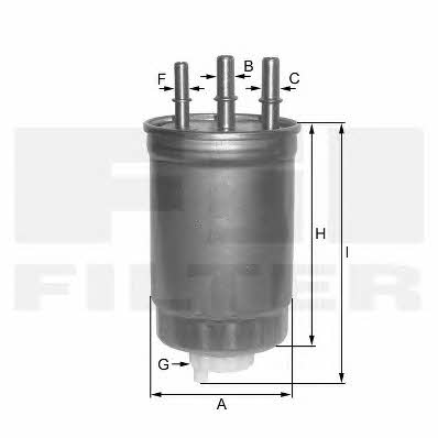 Fil filter ZP 05/8 F Fuel filter ZP058F