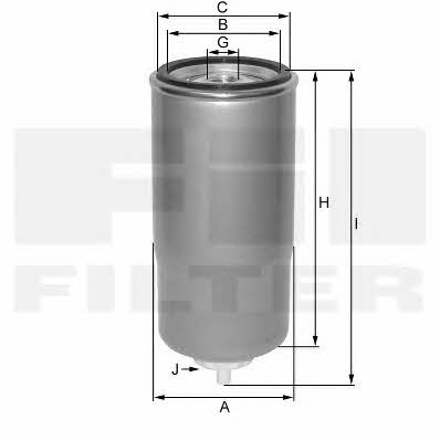 Fil filter ZP 3037 F Fuel filter ZP3037F