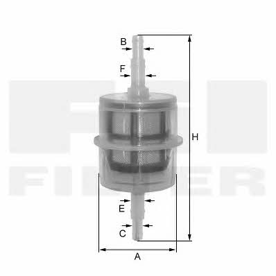 Fil filter ZP 8048 FP Fuel filter ZP8048FP