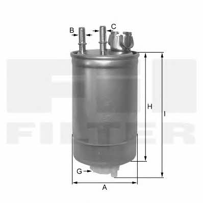 Fil filter ZP 8078 FMBM Fuel filter ZP8078FMBM
