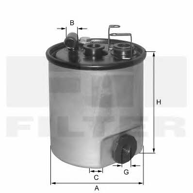 Fil filter ZP 8081 FMBM Fuel filter ZP8081FMBM