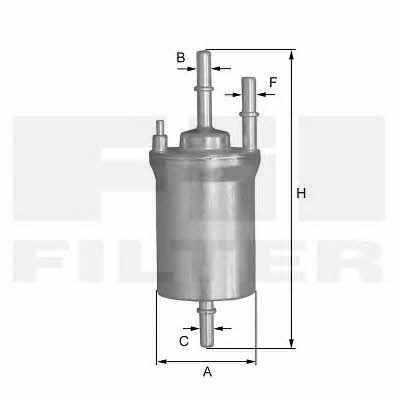 Fil filter ZP 8100 FL Fuel filter ZP8100FL